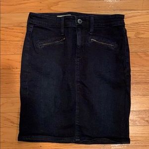 AG biker pencil denim skirt